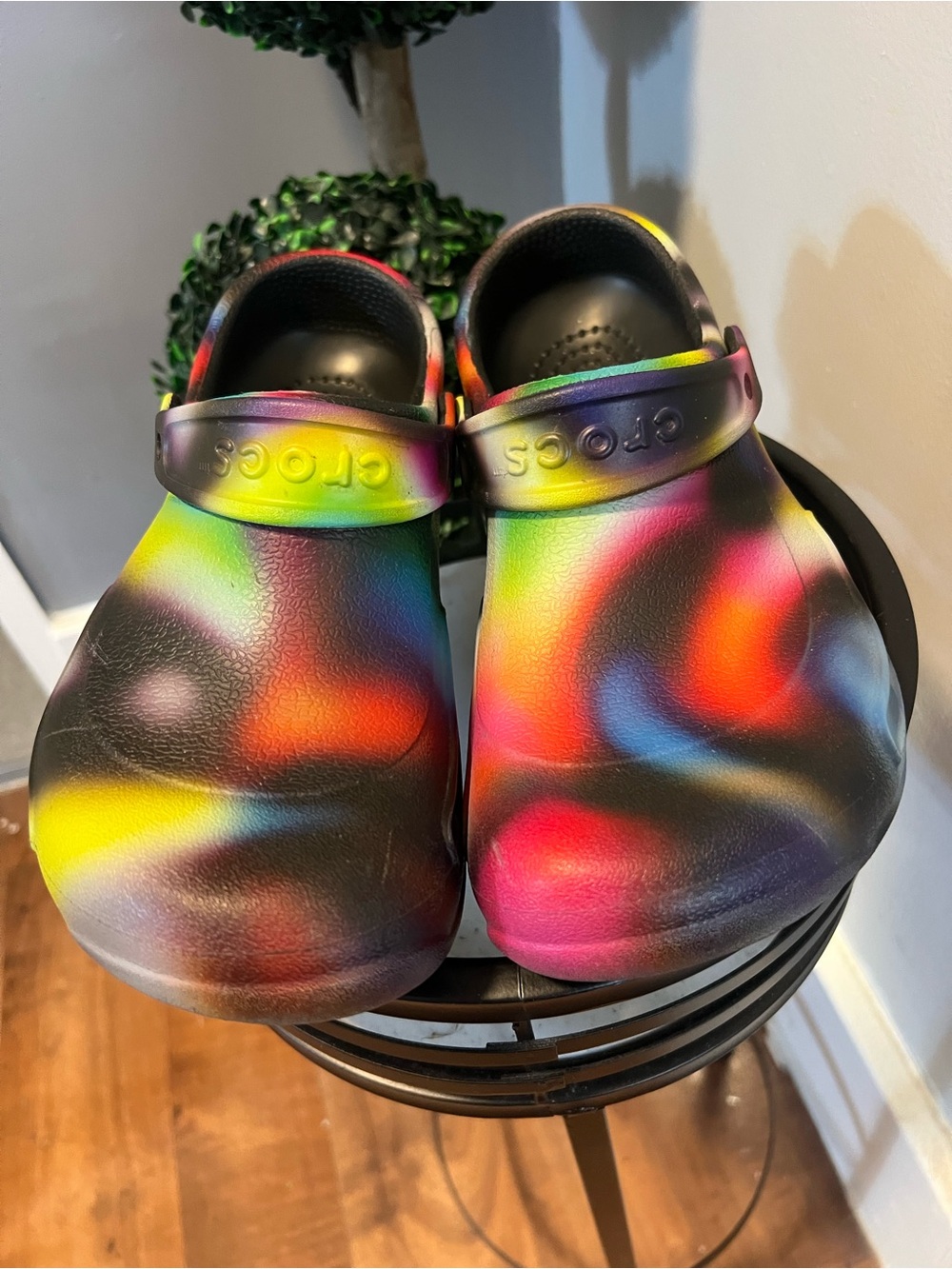 Crocs Unix  Classic Clog - Multicolor Tie-Dye size w 9 M 7